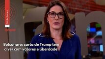 Imagem para Bolsonaro responde a tarifa de Trump: 'Com anistia virá paz para a economia'