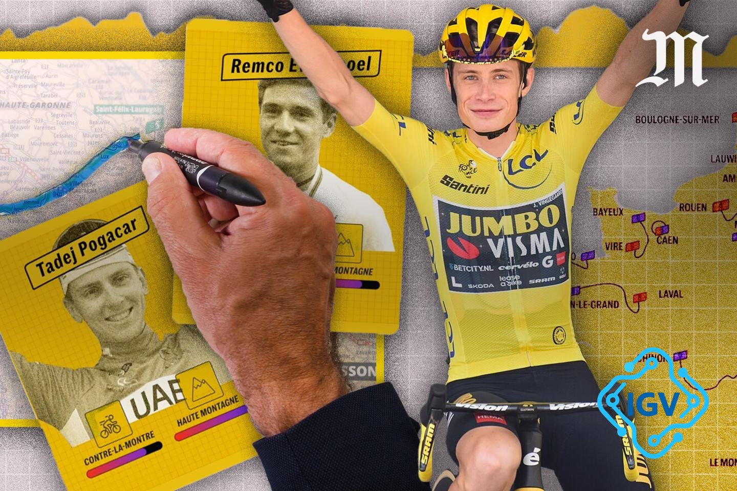 Imagem para O que o roteiro do Tour de France 2025 reserva para os ciclistas?