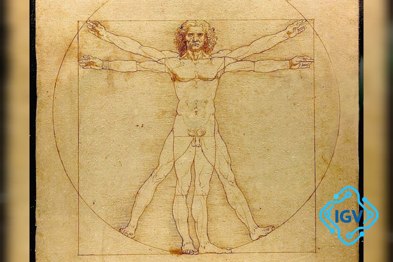 Imagem para Misterio do Homem Vitruviano de Da Vinci é Descoberto: Uma Nova Geometrica