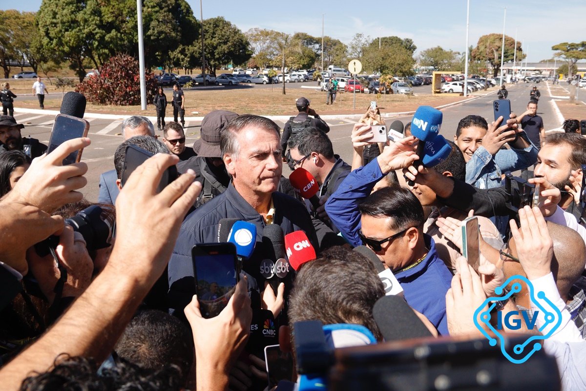 Imagem para Bolsonaro proibido de se comunicar com 191 pessoas