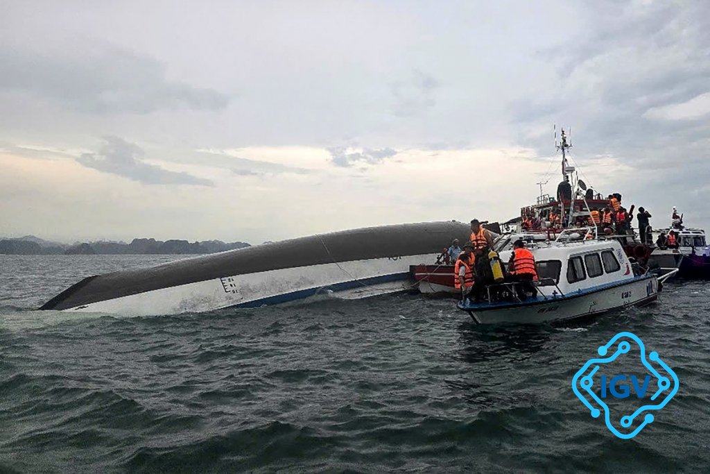 Imagem para Naufrágio de ferry turística na Baía de Ha Long deixa pelo menos 34 mortos