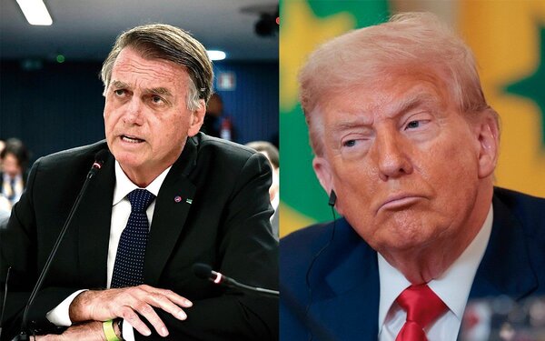 Imagem para Bolsonaro culpa tarifaço de Trump por anistia e mina esforços de aliados contra Lula