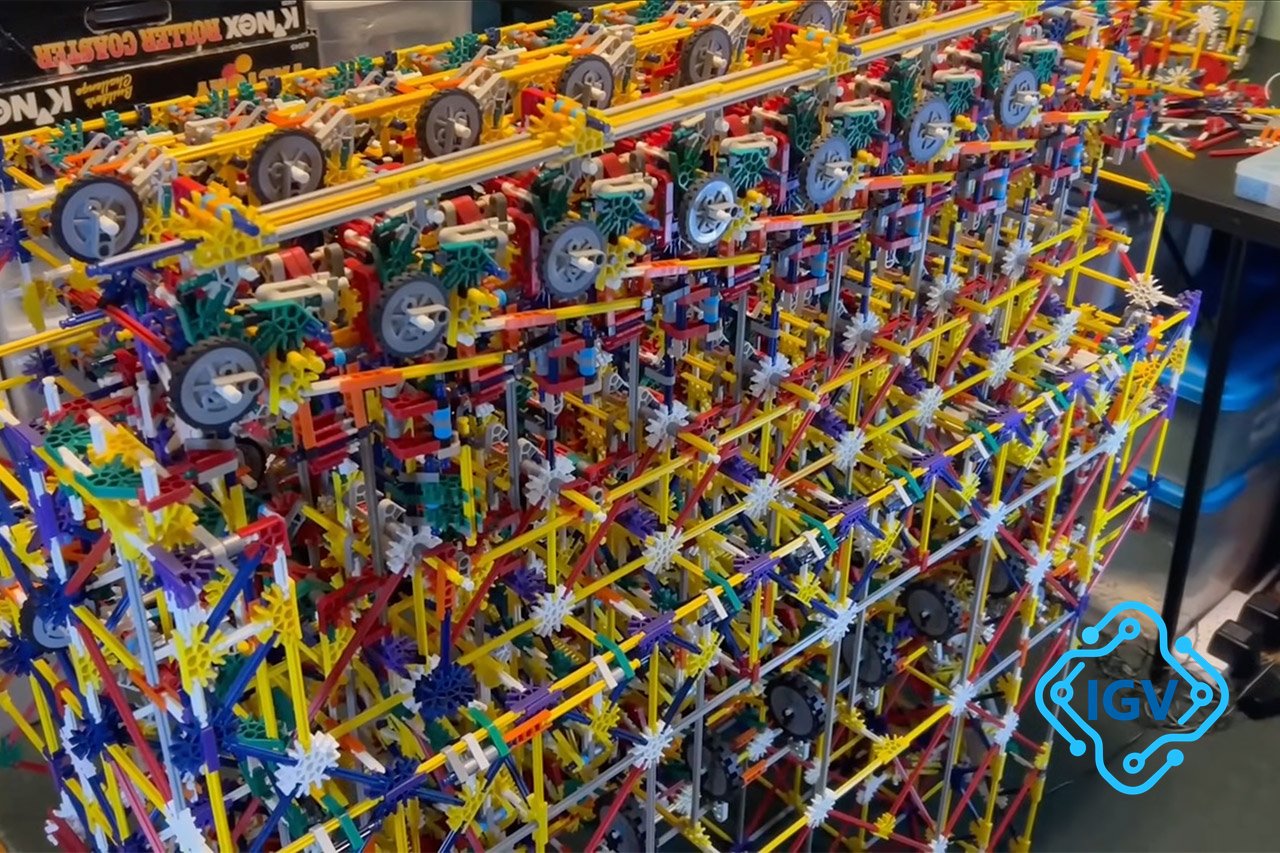 Imagem para Computador Mecânico 8-Bit: Uma Maravilha Construída com K’NEX