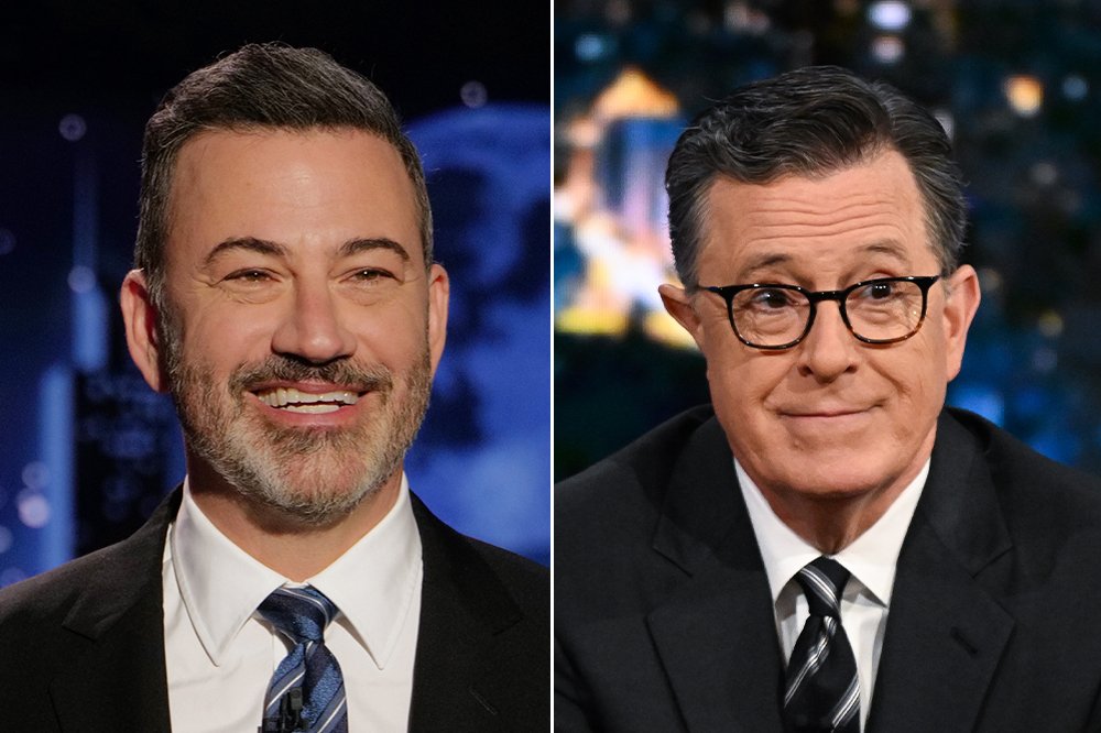 Imagem para Jimmy Kimmel reage ao cancelamento de Stephen Colbert com sátira mordaz