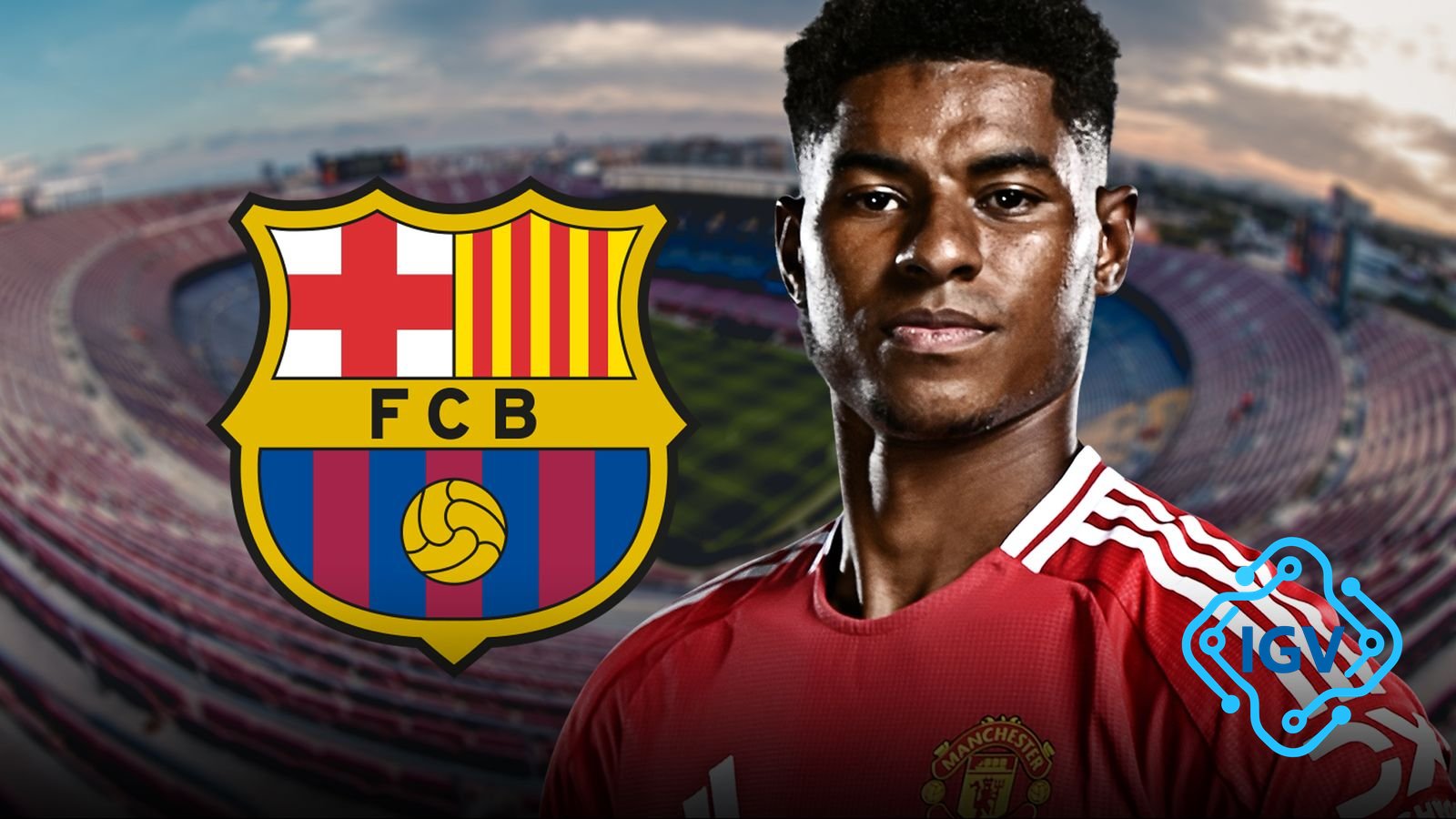 Imagem para Marcus Rashford fecha negócio com o Barcelona emprestimo com opção de compra