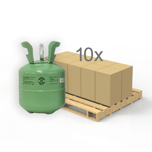 R22 10 LBS Refrigerant – QTR PALLET (10 Cylinders)