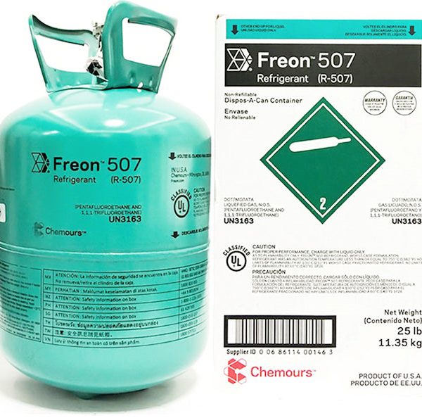 25lb R-507 Refrigerant, Commercial Refrigeration