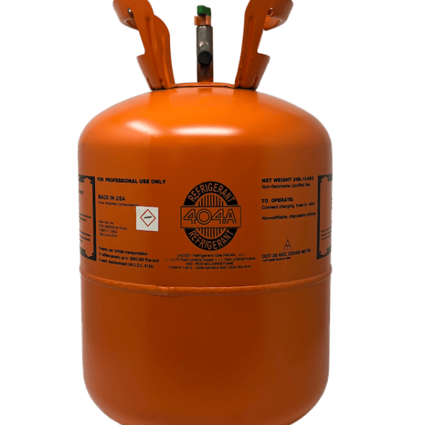 24lb R-404A Refrigerant, Reclaimed, California Compliant – Made in USA