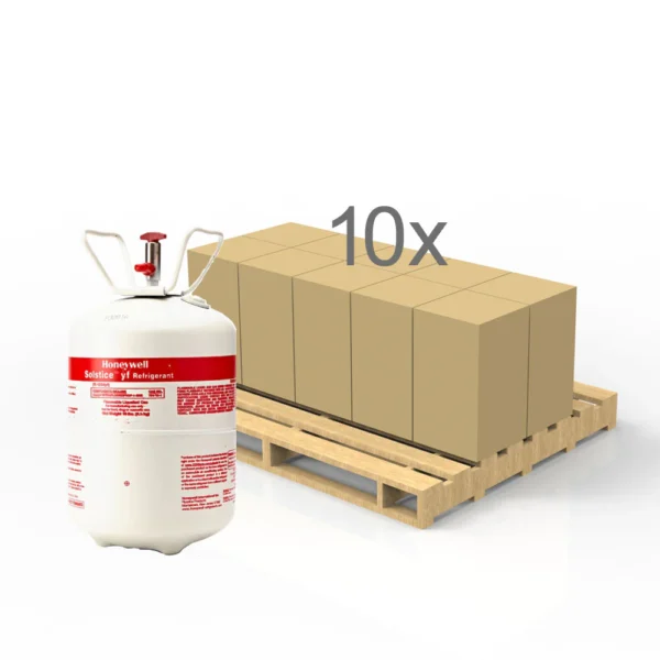 R1234YF Refrigerant 10 – QTR PALLET (10 Cylinders)